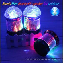 Heißer Verkauf Mini LED Beleuchtung Bluetooth Wireless Lautsprecher